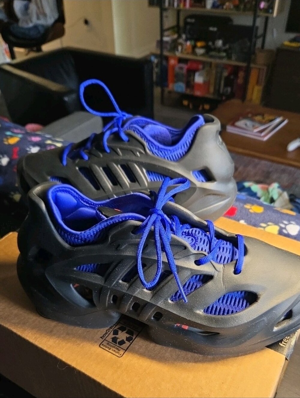 Adidas Originals Shoes Men Size 11 AdiFom Climacool Blue Core Black No Box - Picture 3 of 10